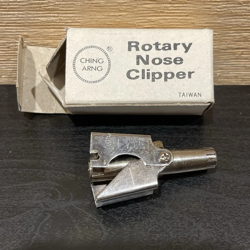 Vintage All Metal Rotary Nose Clipper in Original Box (circa‎ 1950-60s) Unique